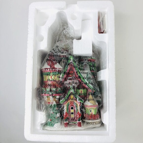 Department 56 Poinsettia Palace 56796 Christmas Village House Castle Decor READ! - Picture 7 of 12
